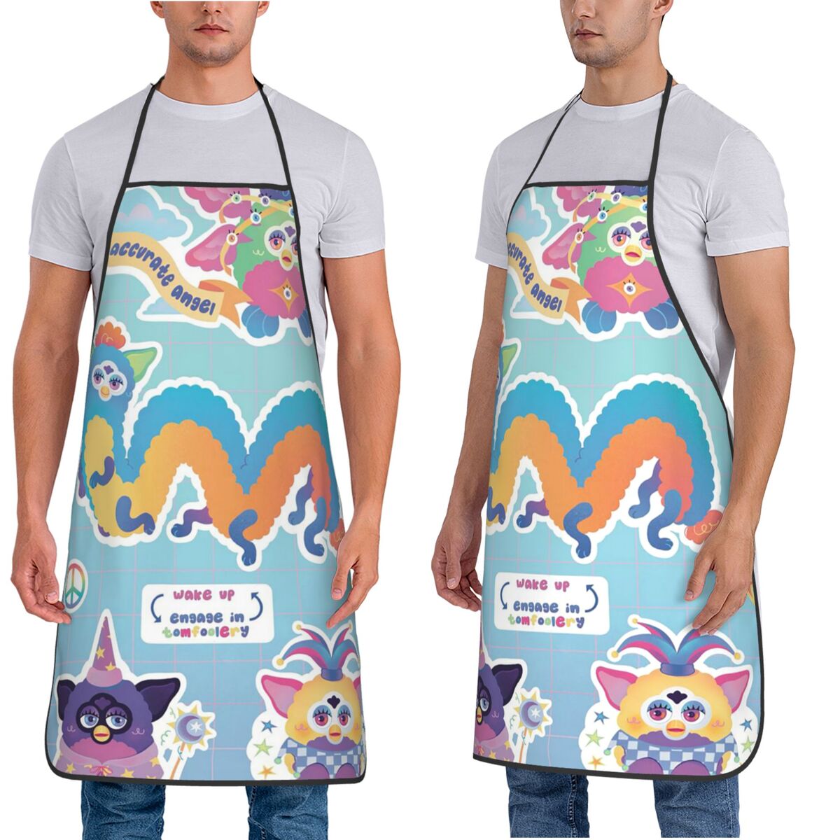 Nightmare Furby Cartoon Aprons - огляд і ціна Kitchen Nightmares Baking