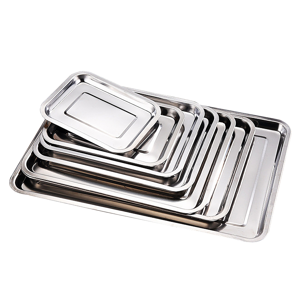 1PCS Stainless Steel Food Tray - огляд і ціна Kitchen Baking Dishes