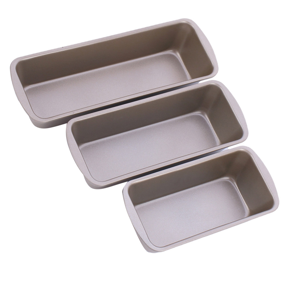 3Pcs Rectangular Loaf Pan Carb - огляд і ціна Kitchen Baking Pan