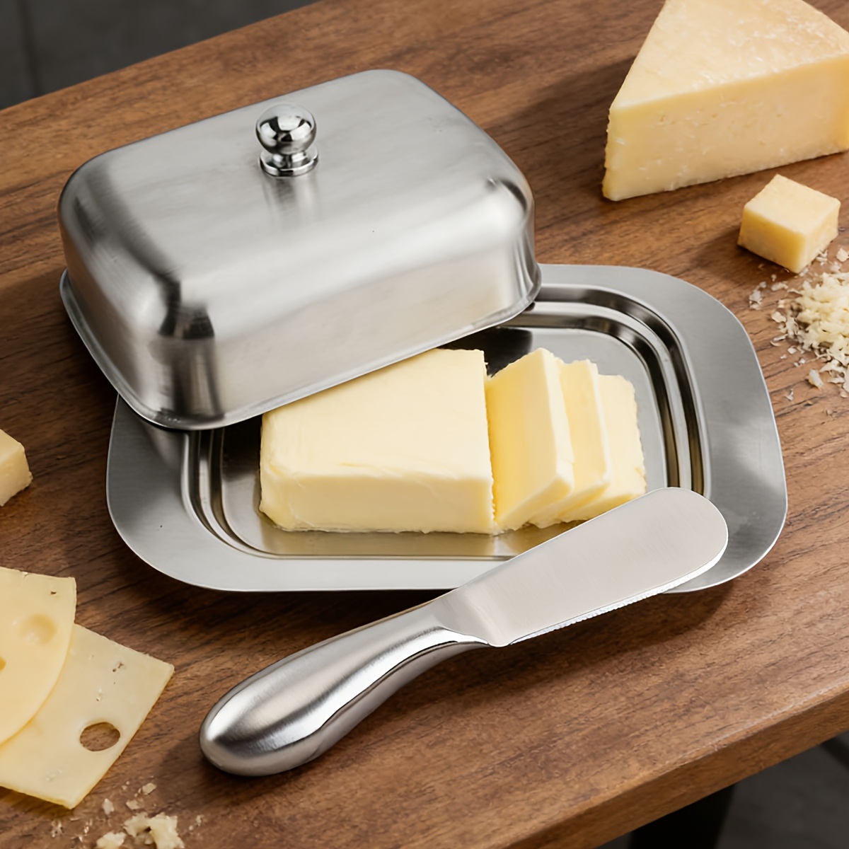 1PC Stainless Steel Butter Dis - огляд і ціна Kitchen Baking Dishes
